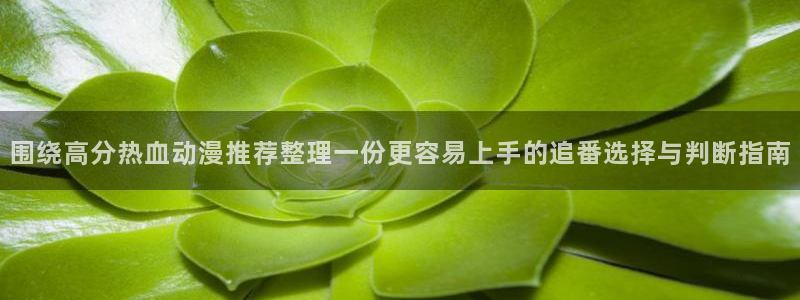 动漫在线网站：围绕高分热血动漫推荐整理一份更容易上手的追番选择与判断指南